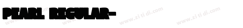 PEARL Regular字体转换